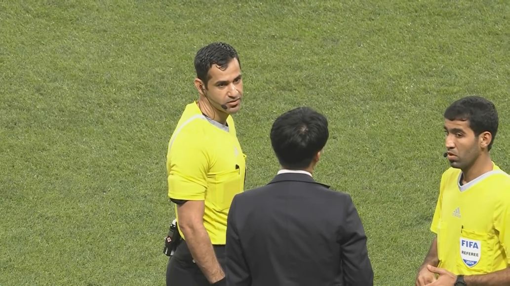  賈西姆執(zhí)法亞冠海港客戰(zhàn)神戶勝利船，此前主哨國足0-7日本