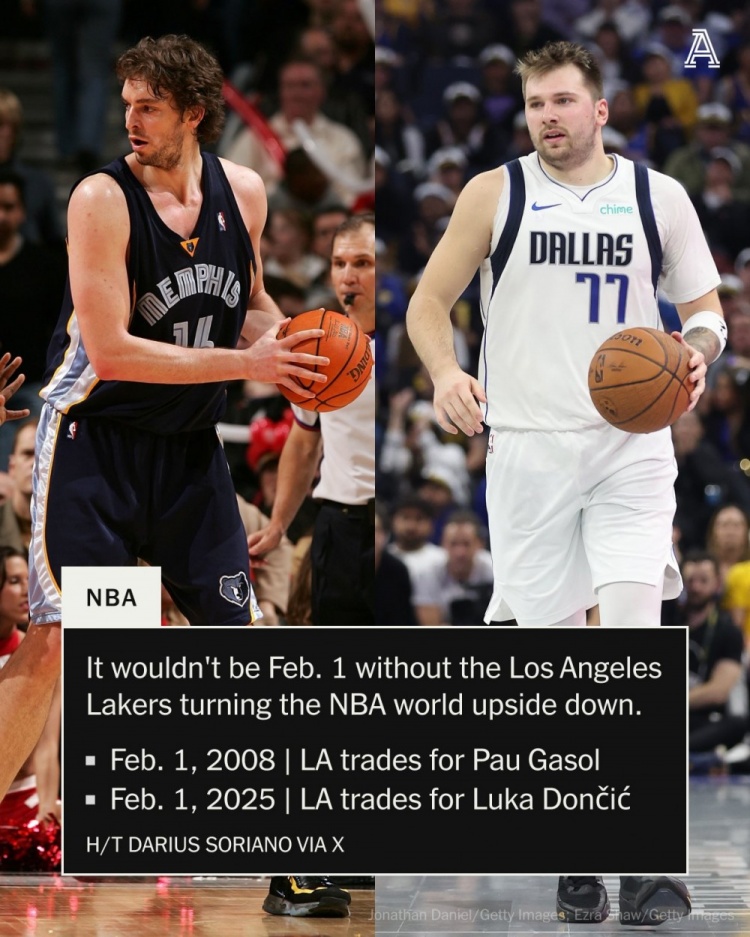  歷史總是驚人地相似！2008年的今天：湖人交易得到大加索爾