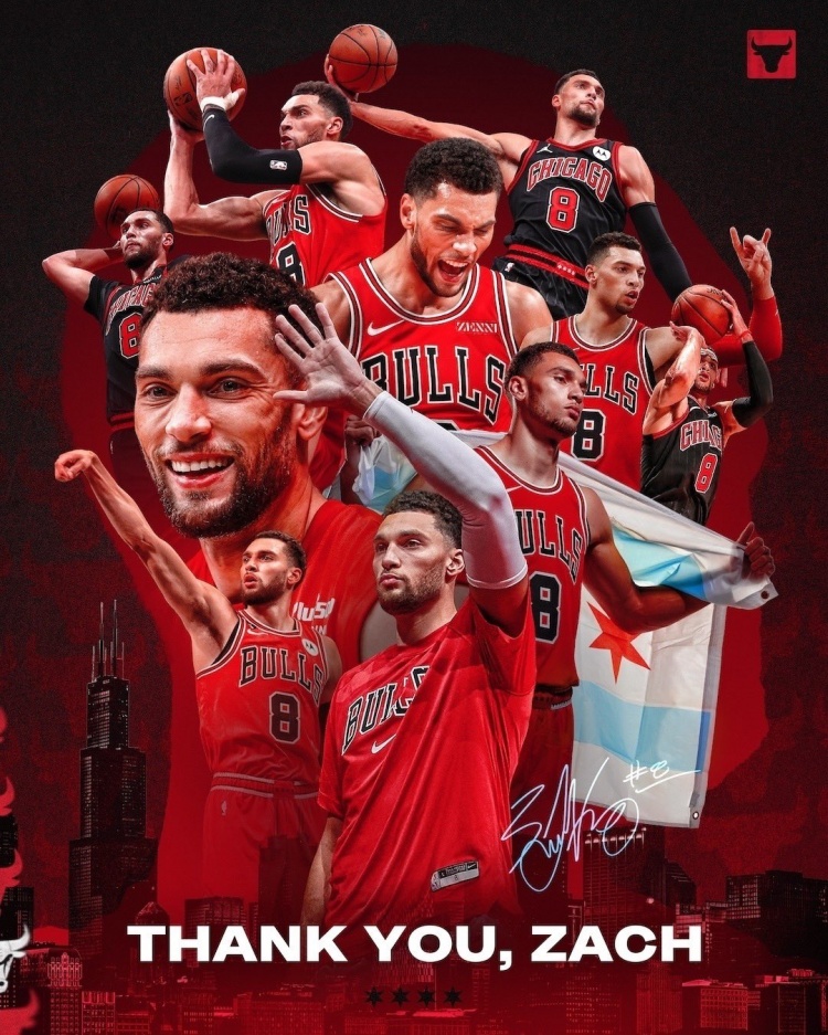  好聚好散！公牛官方曬照致謝拉文：感謝你所做的一切??