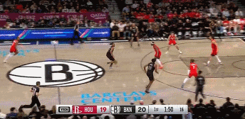  門神！戴隆-夏普意欲強(qiáng)吃阿門 直接被雙手帽個(gè)人仰馬翻