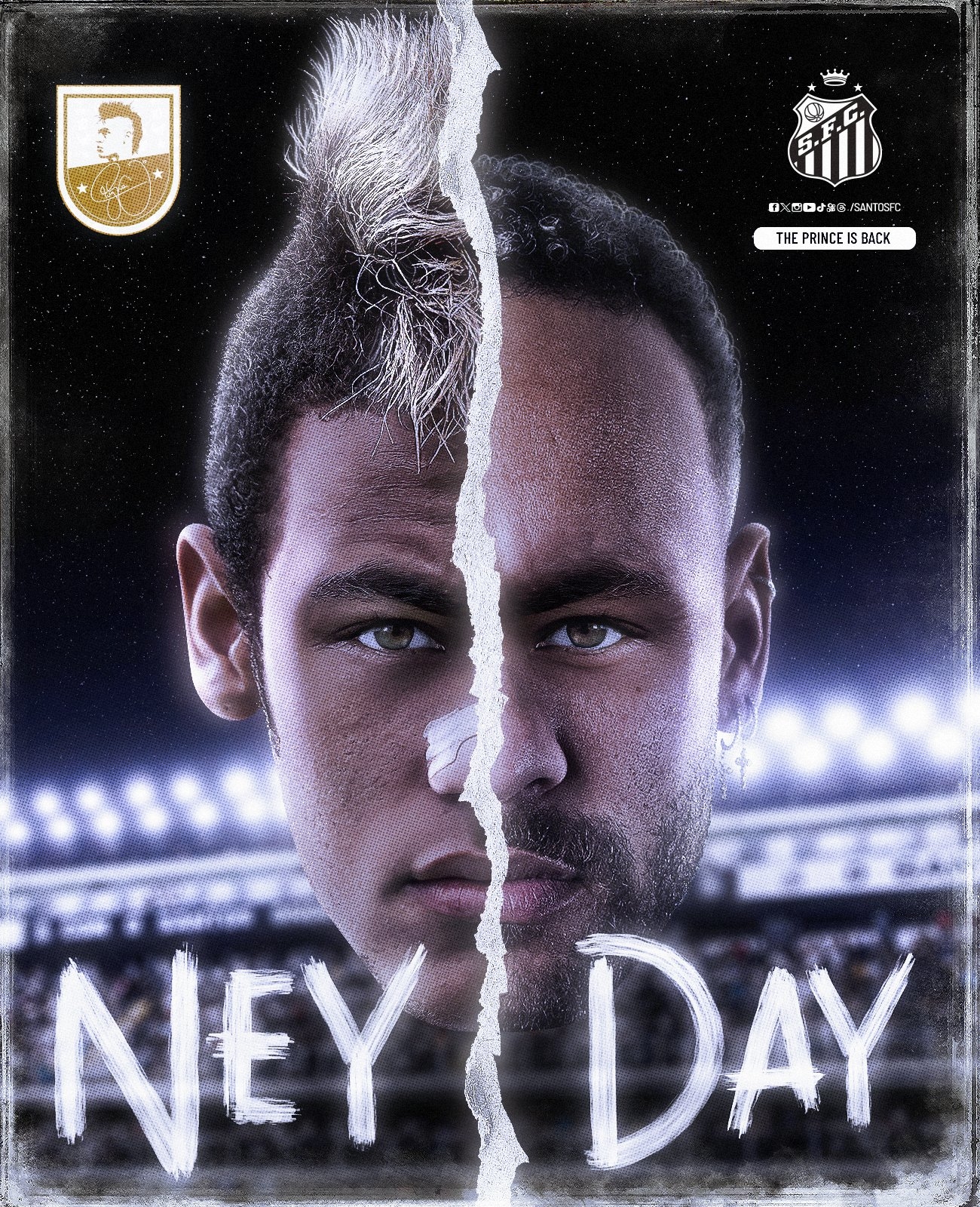  桑托斯祝福內(nèi)馬爾33歲生快：無(wú)論成敗和遠(yuǎn)近，我們一直與你同在