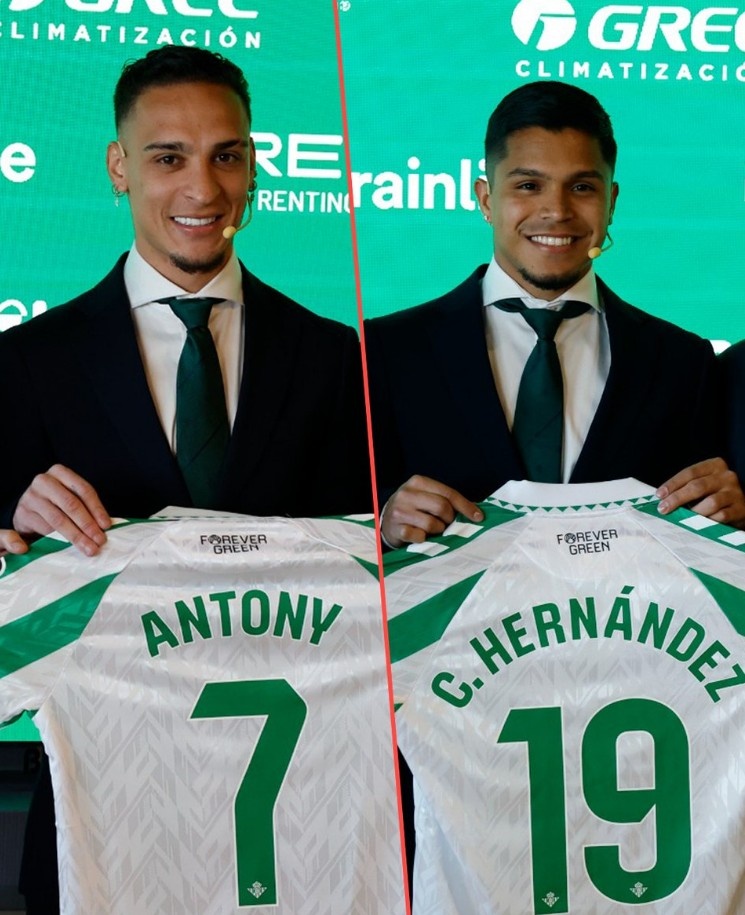  西甲官推曬安東尼&庫喬亮相照片：貝蒂斯的兩位豪華引援！