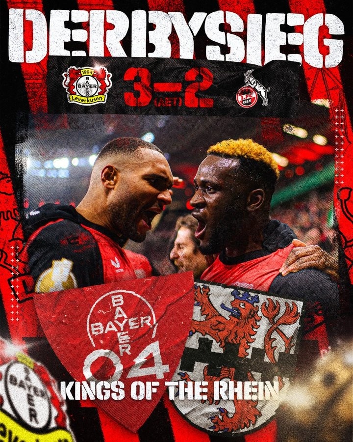  逆轉(zhuǎn)德乙科隆！弗林蓬喊話對(duì)方更衣室：他們是誰(shuí)？我們是勒沃庫(kù)森