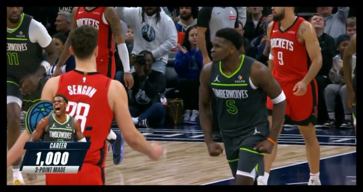  23歲186天！愛(ài)德華茲成NBA歷史上最年輕投進(jìn)1000記三分球員