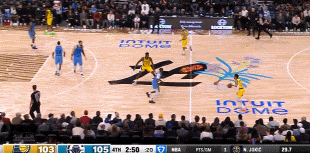  站出來了！哈利伯頓撤步干拔三分+反擊上籃 連砍5分反超比分！