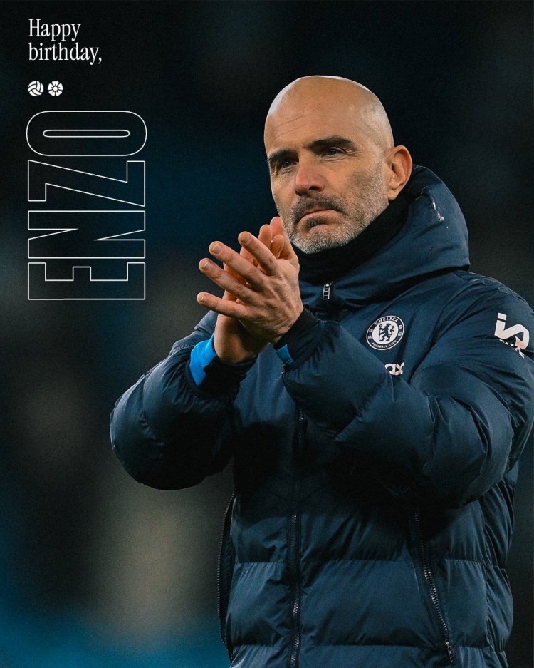  切爾西祝主帥馬雷斯卡45歲生日快樂(lè)，上任至今帶隊(duì)?wèi)?zhàn)績(jī)21勝7平8負(fù)