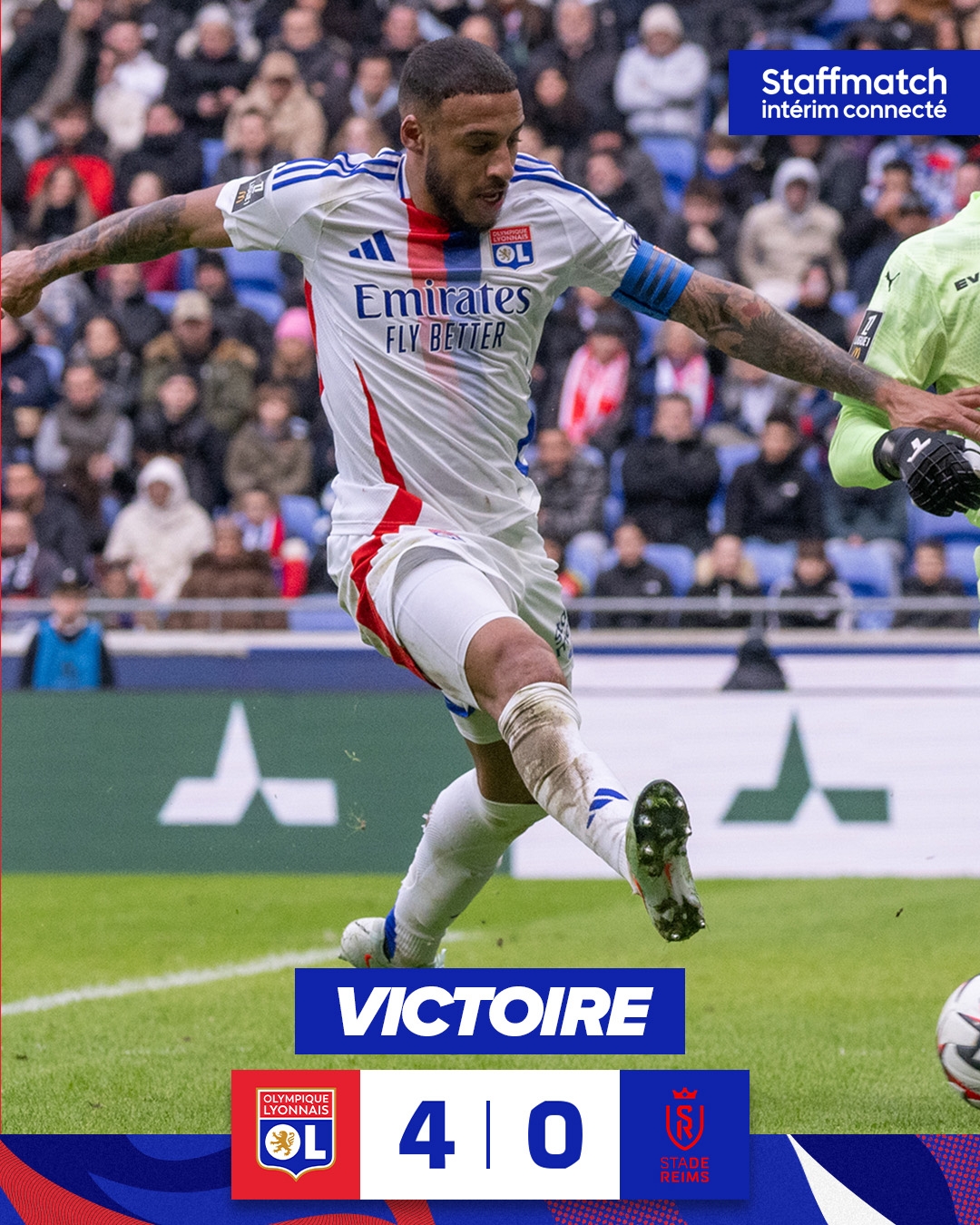  豐塞卡首勝！切爾基極致團隊進球&托利索破門，里昂4-0橫掃蘭斯