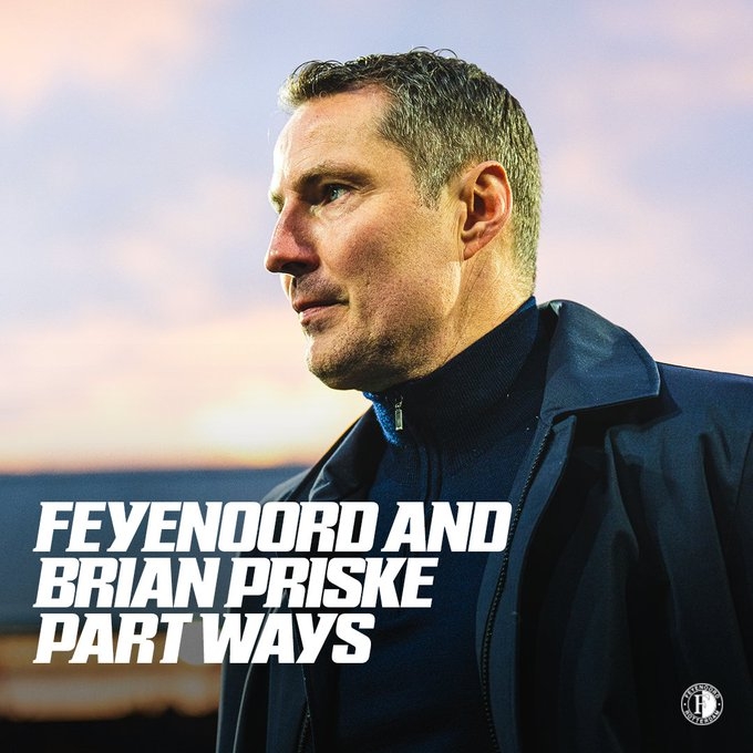  目前暫排荷甲第五！官方：費耶諾德與主帥普里斯克解約