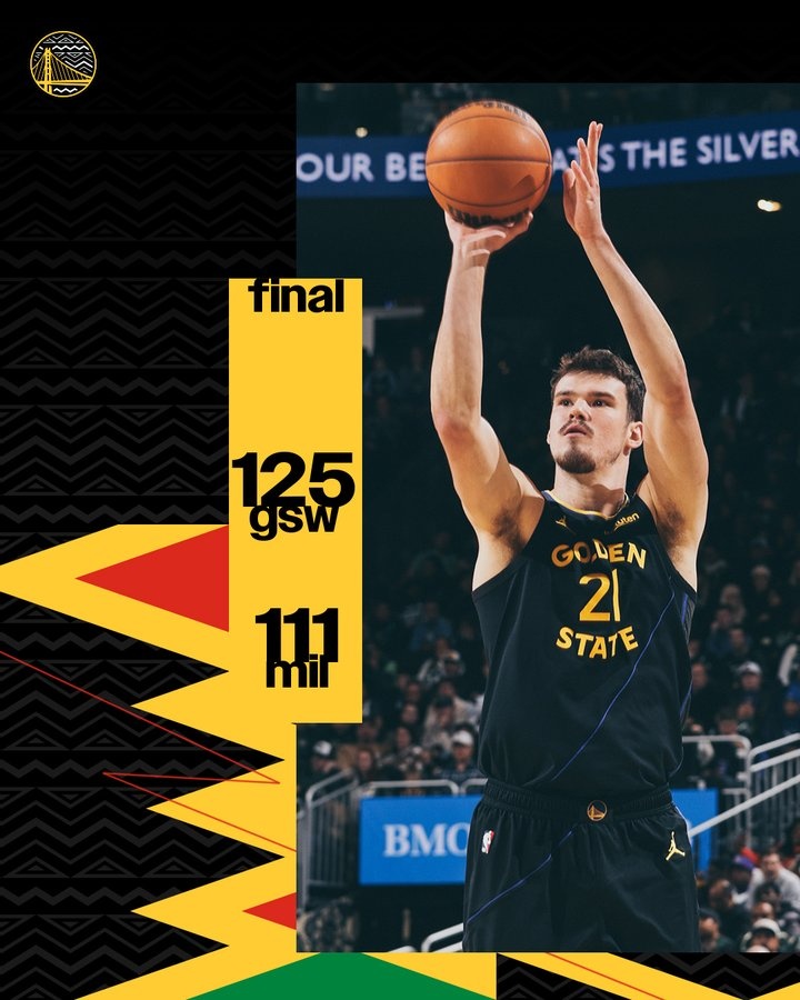  外線高炮臺(tái)！勇士官方曬贏球海報(bào) 波斯特成為封面人物