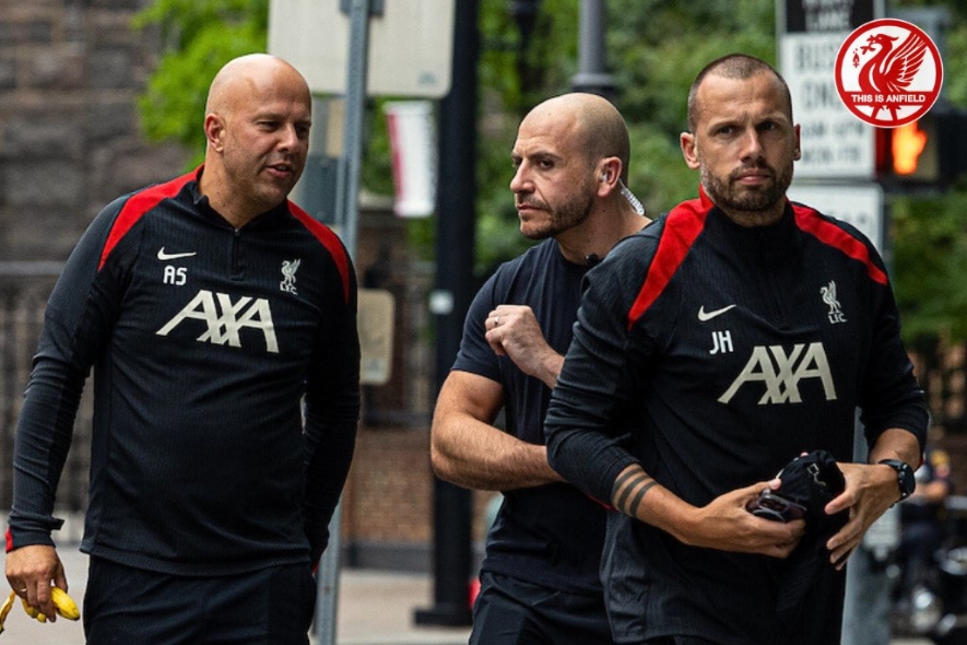  TA：斯洛特被禁賽后，助教海廷加將臨時在場邊執(zhí)教利物浦