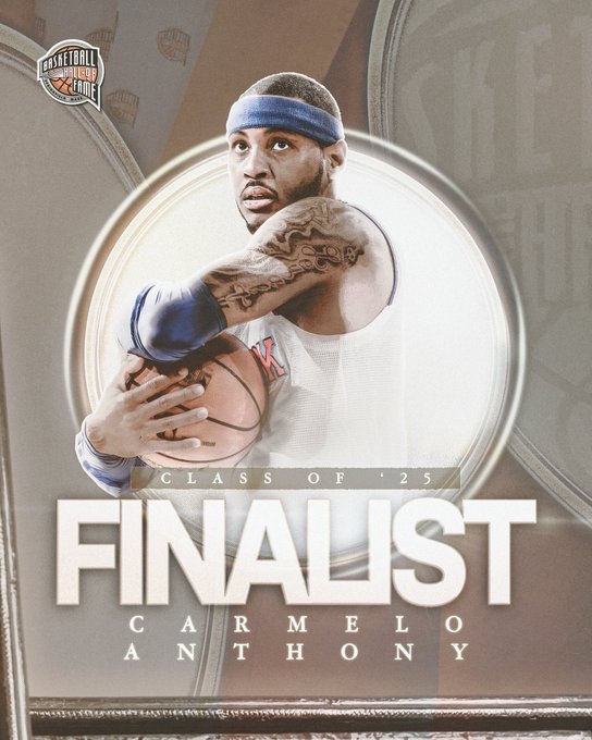  安東尼入選名人堂最終候選名單！詹姆斯：實(shí)至名歸 為你感到驕傲