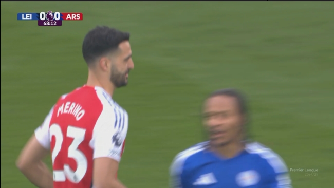  槍手鋒線秘密武器？梅里諾第69分鐘替補登場，換下斯特林