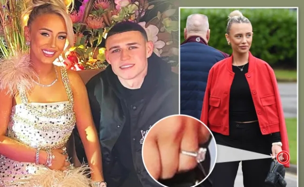  太陽報(bào)：福登女友的訂婚手指佩戴鉆石戒指，人們對其婚禮充滿期待