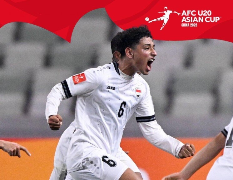  U20亞洲杯-雙方各領(lǐng)一紅牌，伊拉克1-0力克沙特升至B組榜首