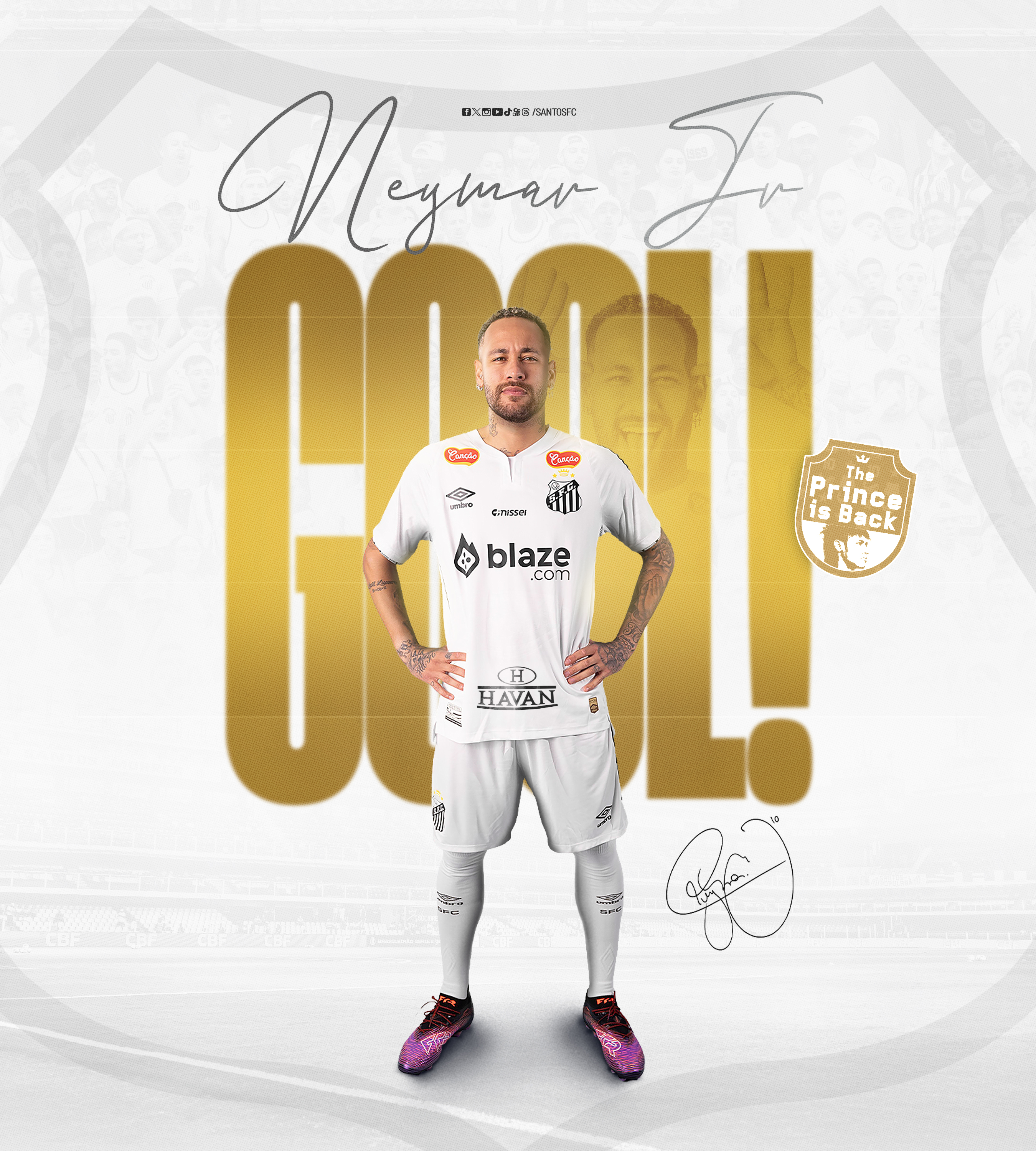  終于等到！內(nèi)馬爾造點并主罰命中，收獲回歸桑托斯后首球！