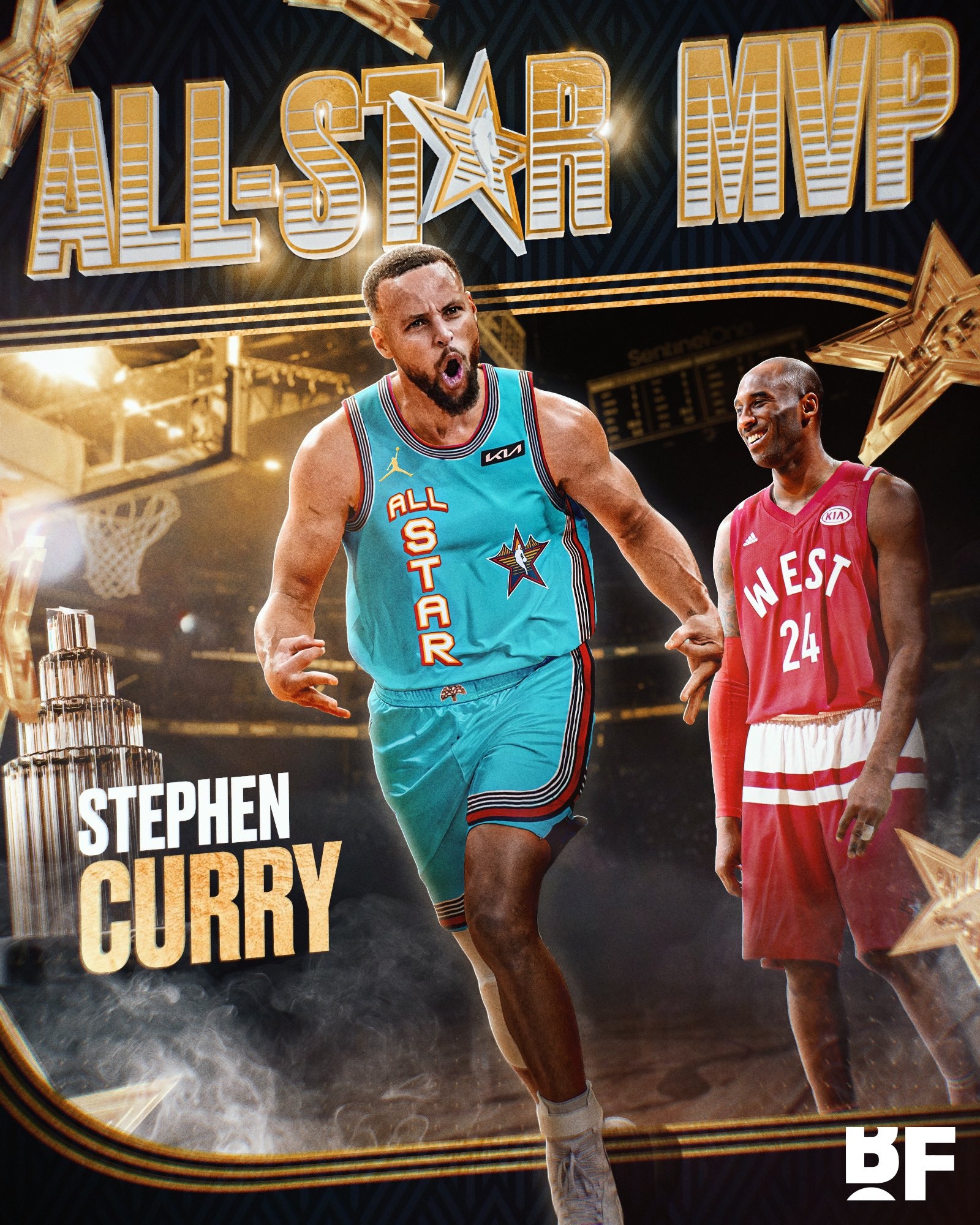  36歲340天！庫里成史上最年長奪得全明星MVP的后衛(wèi)