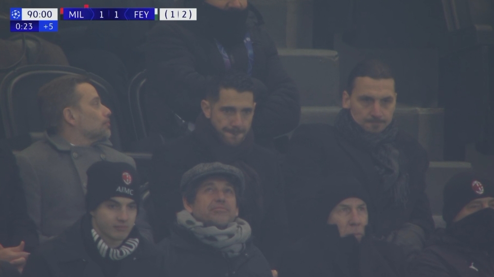  黑臉三人組！米蘭出局在即，伊布、蒙卡達、富拉尼表情凝重。