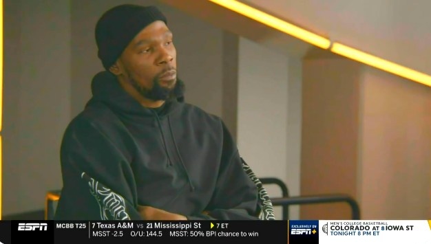  還打多久退役？KD：目前無(wú)法預(yù)測(cè)終點(diǎn) 可能會(huì)發(fā)生也可能不會(huì)