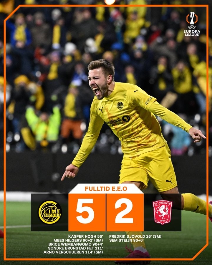  3烏龍1點(diǎn)球！博德閃耀歐聯(lián)杯補(bǔ)時(shí)6分鐘內(nèi)經(jīng)歷絕平、絕殺、被絕平