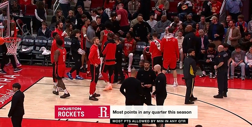  水銀瀉地的進(jìn)攻！火箭首節(jié)狂轟48分 創(chuàng)球隊(duì)本賽季單節(jié)得分紀(jì)錄