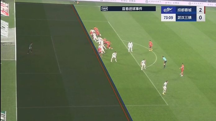  進(jìn)球無(wú)效！周定洋回頭望月頂入死角，VAR介入認(rèn)定他越位在先