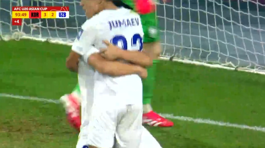  神劇情！烏茲別克斯坦國(guó)青4分鐘連扳兩球，讀秒絕平韓國(guó)進(jìn)加時(shí)！