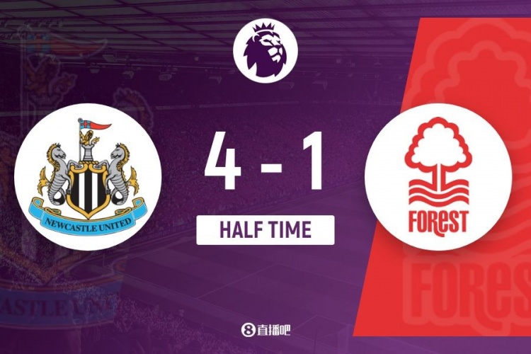  半場-紐卡11分鐘轟進四球伊薩克雙響 紐卡斯?fàn)柭?lián)4-1諾丁漢森林