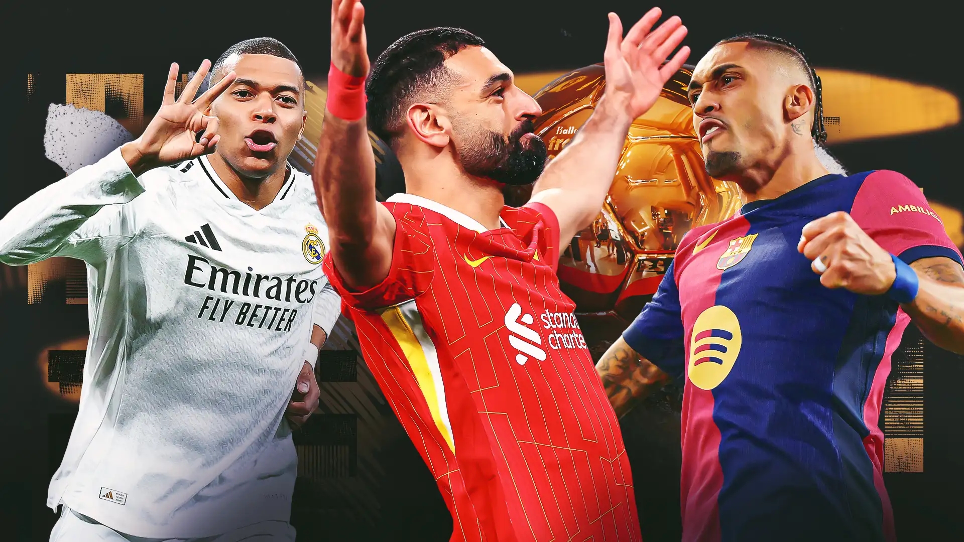  進球網(wǎng)2025金球?qū)嵙ε琶核_拉赫居首，皇薩包攬2-7名 哈蘭德第17