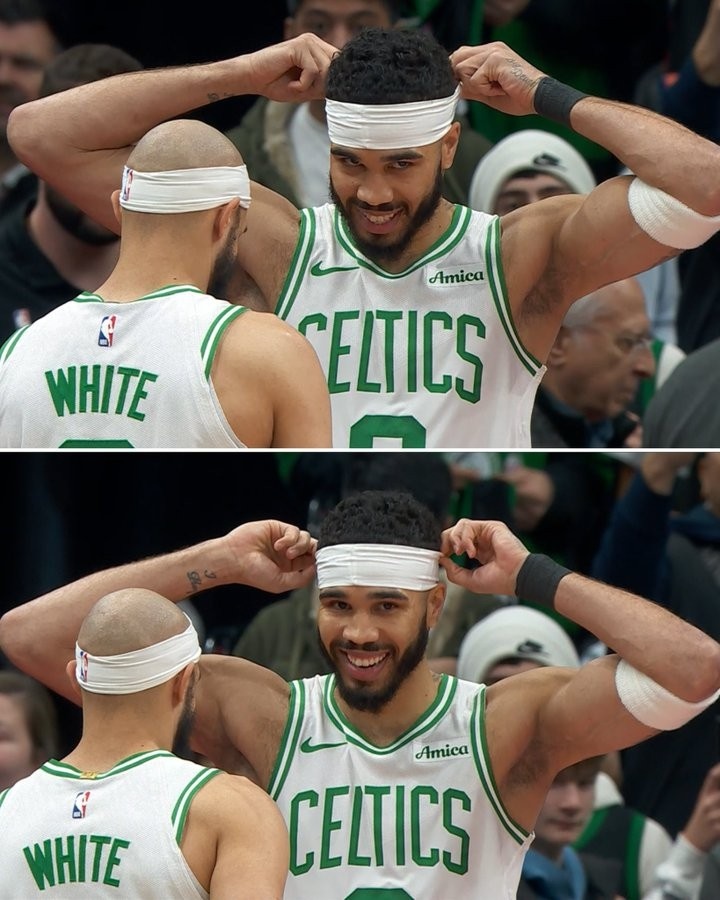  看著還不錯！凱爾特人客場挑戰(zhàn)猛龍 塔圖姆頭戴發(fā)帶出戰(zhàn)