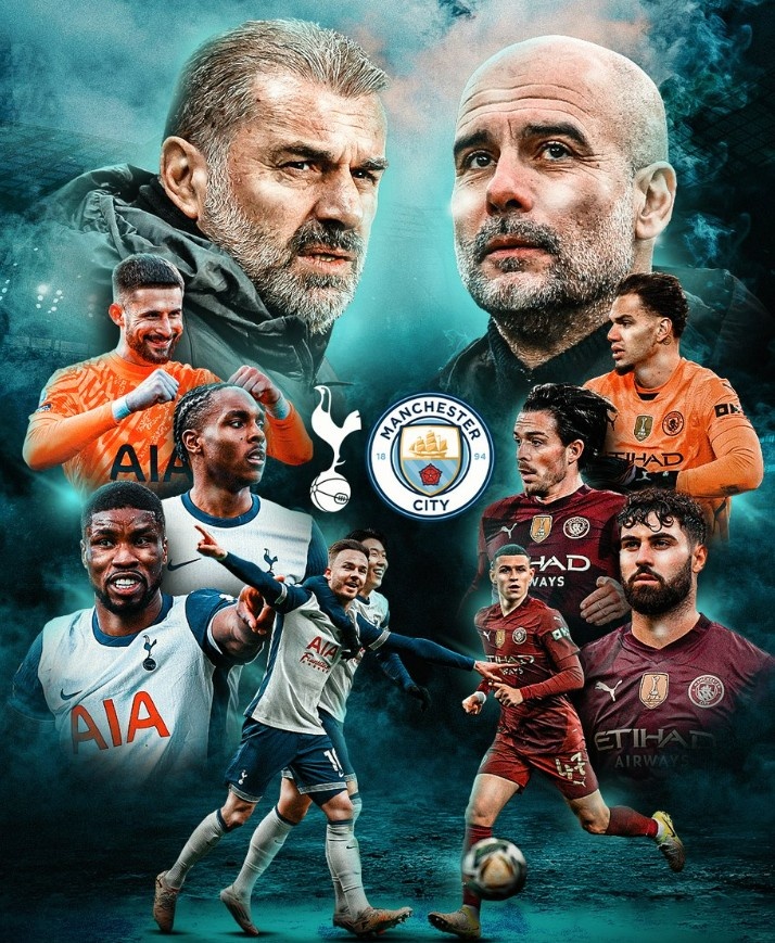  焦點對決！曼城&熱刺曬本輪英超海報：瓜帥、福登、孫興慜等出鏡