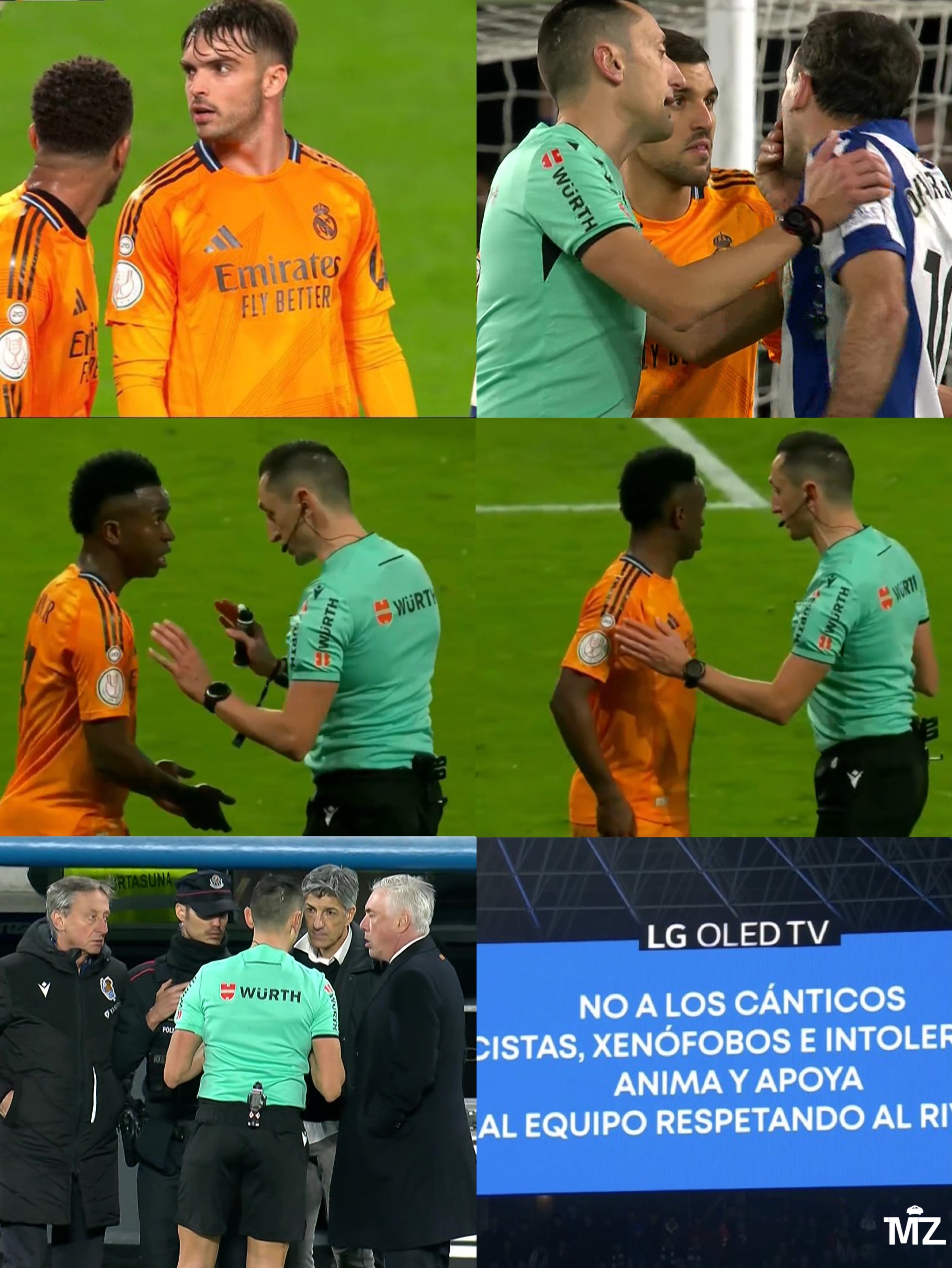  比賽一度中斷！勞爾-阿森西奧被現(xiàn)場(chǎng)球迷辱罵，維尼修斯與裁判交流