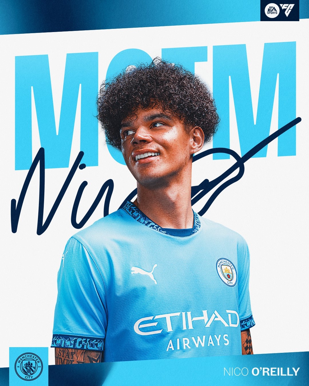  頭球梅開二度！奧賴?yán)?dāng)選曼城3-1普利茅斯隊內(nèi)最佳球員