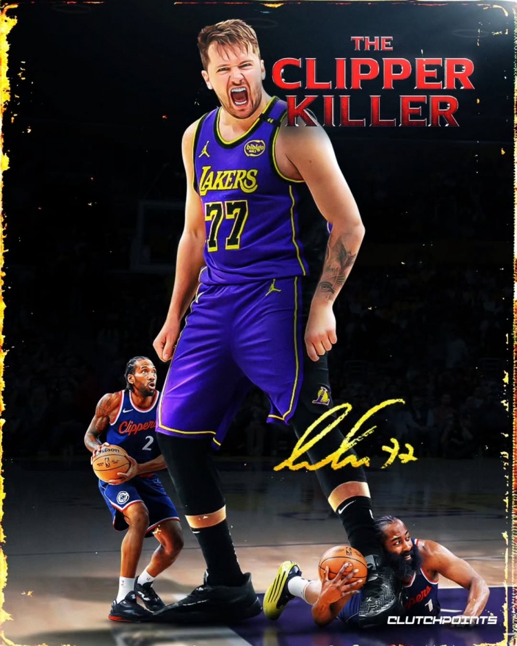  殺手！東契奇常規(guī)賽打快船場(chǎng)均32.3分7.9板7.4助1.6斷 季后賽更佳