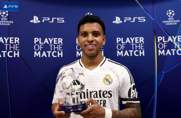  1進(jìn)球1關(guān)鍵傳球，羅德里戈當(dāng)選皇馬2-1馬競(jìng)一役全場(chǎng)最佳