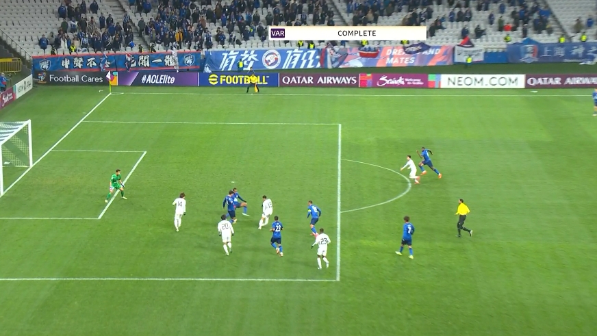  申花逃過一劫！鮑亞雄后場出球失誤，川崎前鋒破門越位在先無效！
