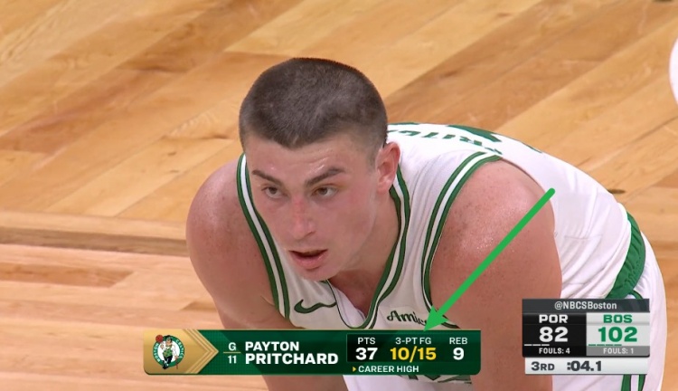  炸了！普理查德三節(jié)17中12&三分15中10 砍下37分9板5助