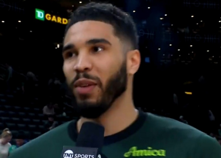  下一場(chǎng)打湖人！塔圖姆：會(huì)很有趣 全美直播黃綠大戰(zhàn)是球迷想看的