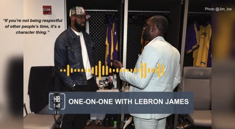  詹姆斯：我認為準(zhǔn)時到就是遲到 節(jié)省別人的時間就是節(jié)省自己的