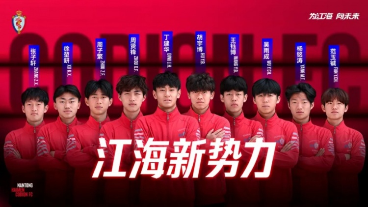  任世哲、羅東平加盟海門(mén)珂締緣，丁建華等十名小將上調(diào)至一線隊(duì)