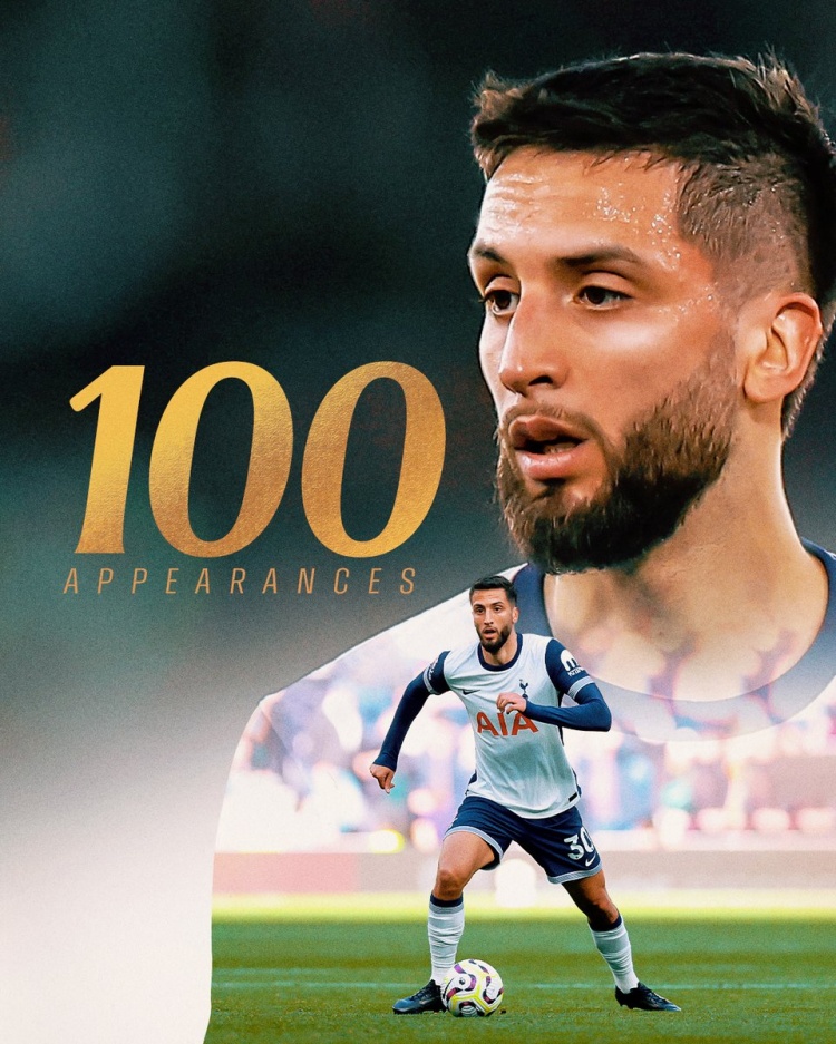  里程碑！本坦庫爾代表熱刺出戰(zhàn)100場正式比賽，貢獻(xiàn)9球8助攻