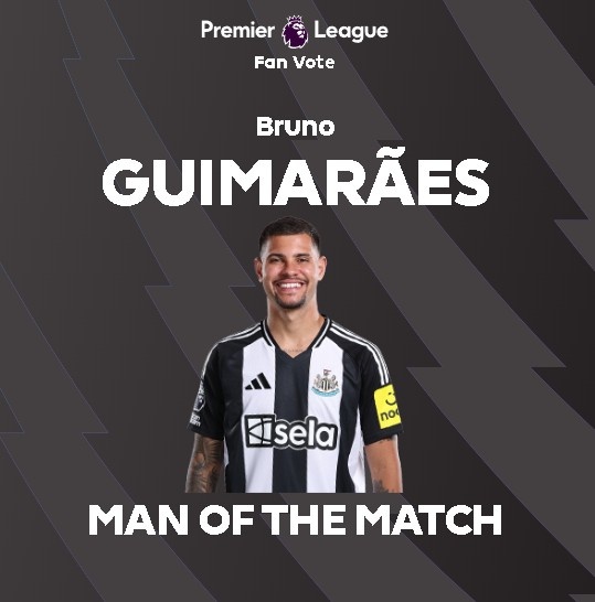  打入制勝球！官方：吉馬良斯當選紐卡1-0西漢姆全場最佳