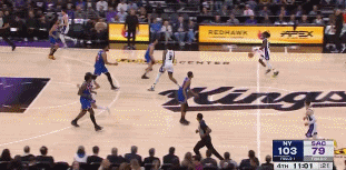  苦苦追趕！拉文中路突擊雙手暴扣 艾薩克-瓊斯籃下起飛補(bǔ)扣也有