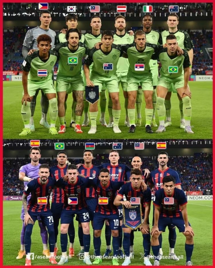  亞冠-武里南聯(lián)對(duì)陣柔佛新山，雙方共18名外援首發(fā)出戰(zhàn)