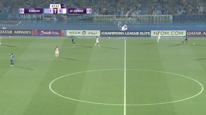  還好吹了！主裁判提前吹半場(chǎng)哨，川崎前鋒外援都已經(jīng)長(zhǎng)驅(qū)直入了！