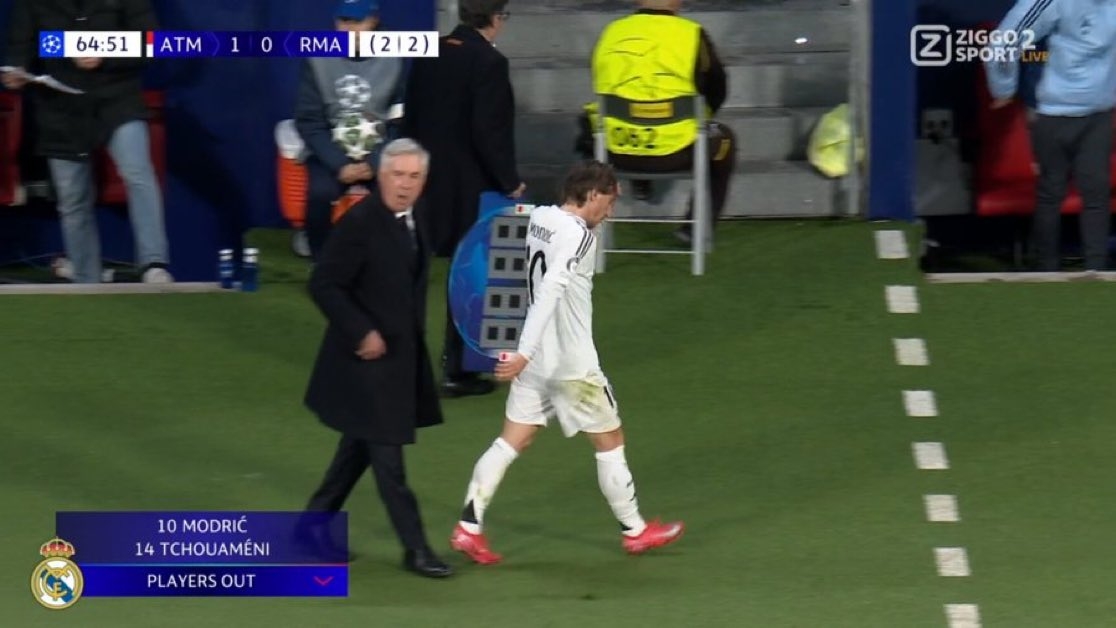  皇馬第65分鐘換人：魔笛、瓊阿梅尼下，卡馬文加、巴斯克斯上