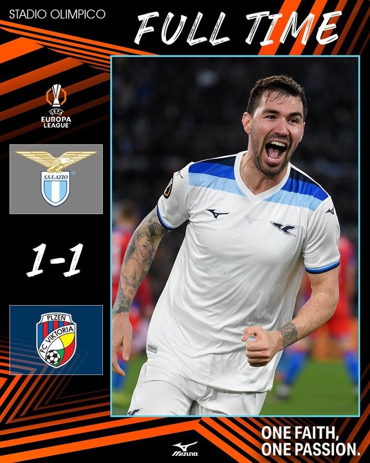  突破！淘汰比爾森勝利，拉齊奧自17-18賽季以來首次打進歐戰(zhàn)八強