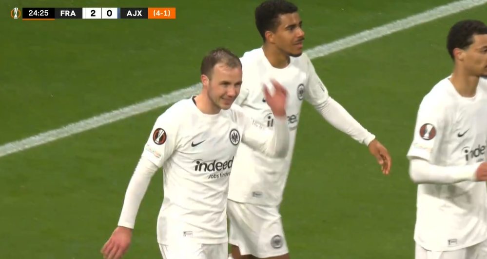  再次閃光?32歲格策中場(chǎng)吊射破門(mén)&雙響，本賽季29場(chǎng)4球3助