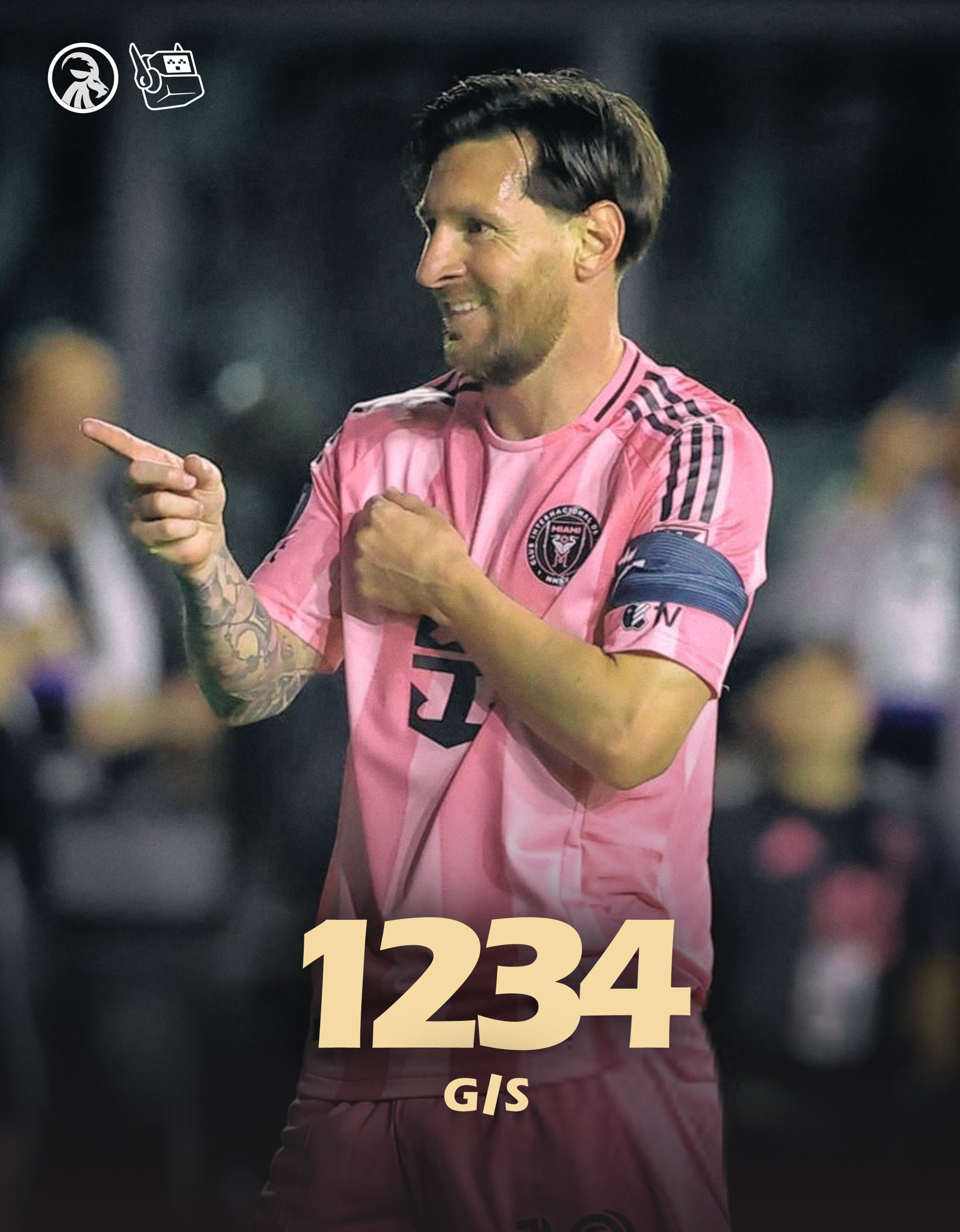  回歸即進(jìn)球！37歲梅西生涯目前853球381助，參與進(jìn)球數(shù)1234球！