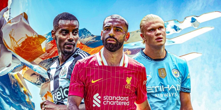  英超MVP已無(wú)懸念？薩拉赫獨(dú)造44球，第2伊薩克&第3哈蘭德合計(jì)47球