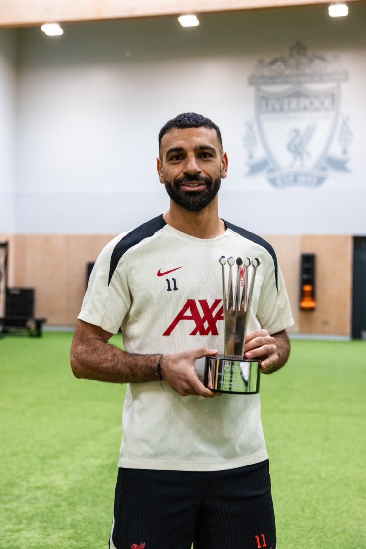  6場6球4助！官方：薩拉赫當(dāng)選PFA英超球迷票選二月最佳球員